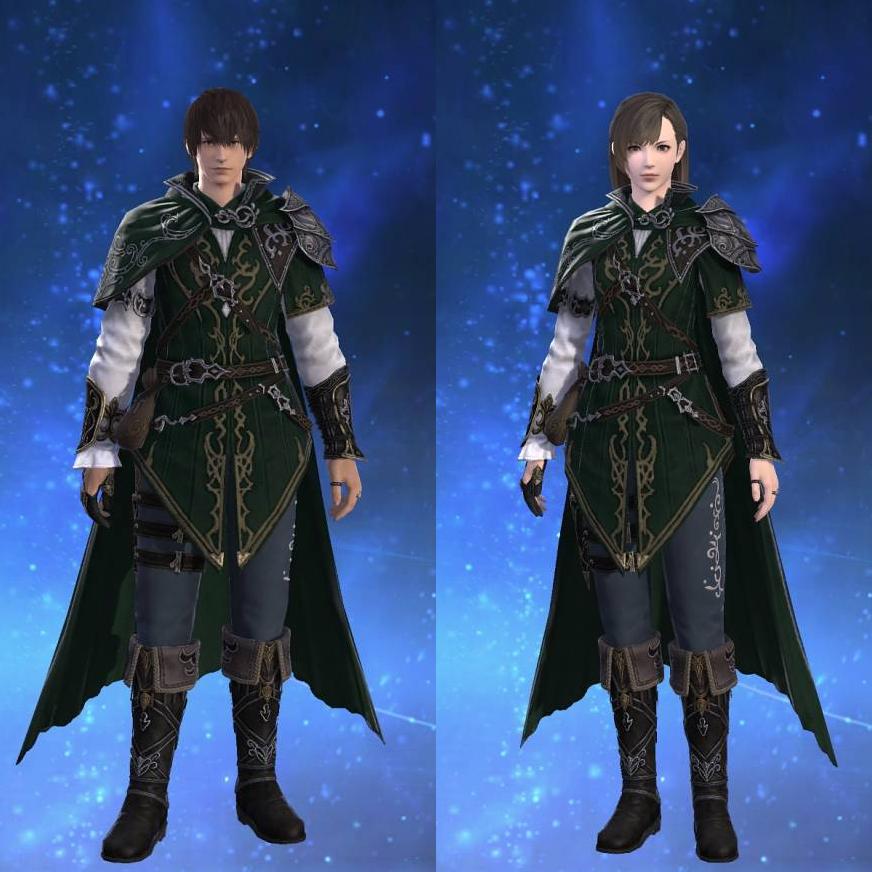Woodland Warden's Top's gearset image.