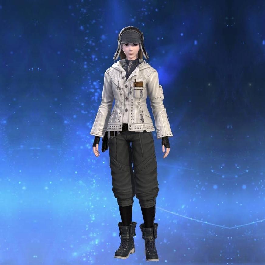 カエアンビロード・ギャザラーアタイア's gearset image female.