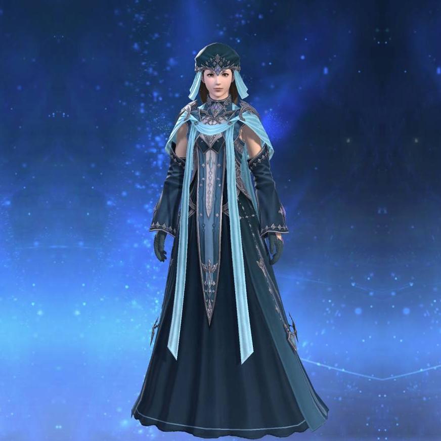 Ascension Robe of Casting's gearset image female.