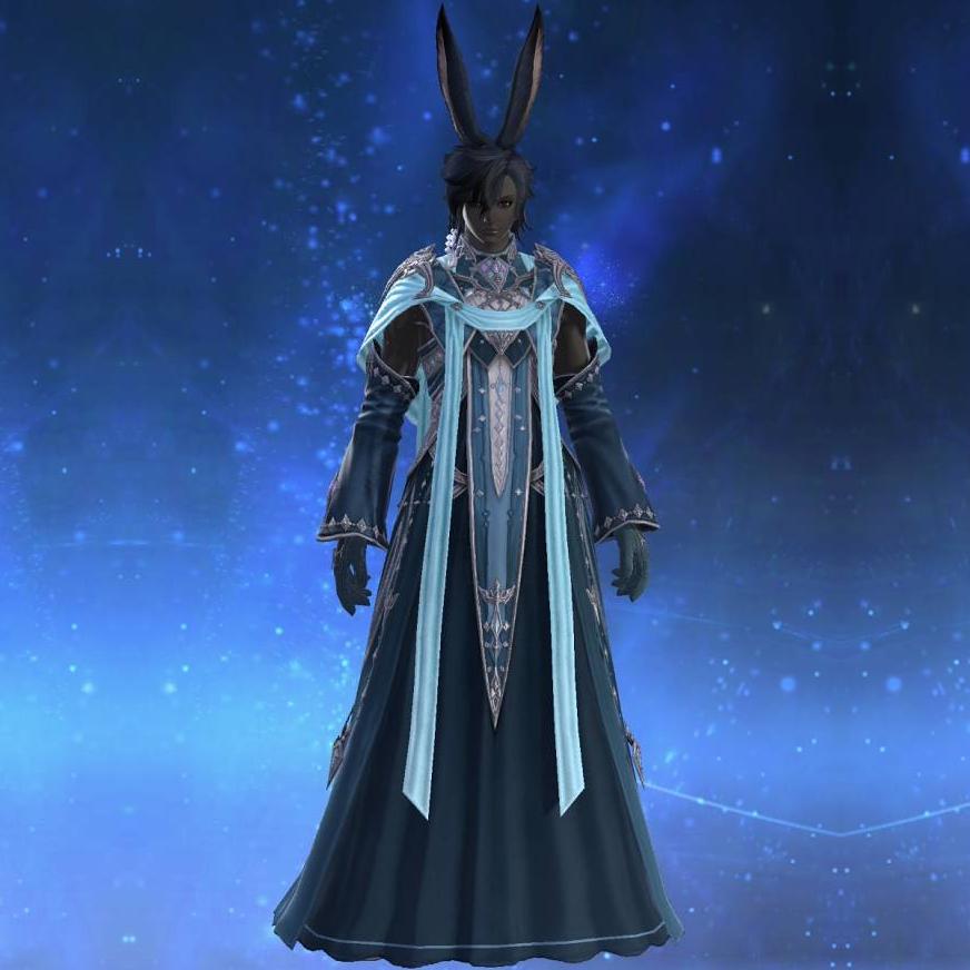 Ascension Robe of Casting's gearset image male model.
