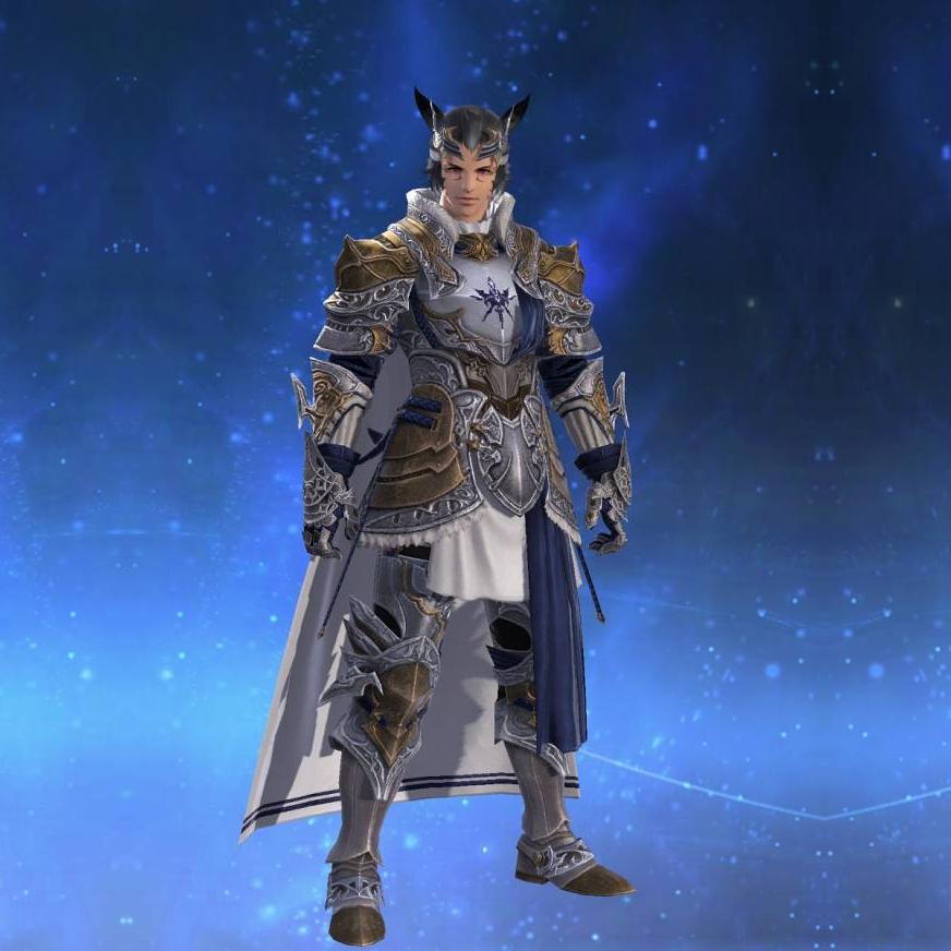 Augmented Credendum Cuirass of Fending's gearset image male model.