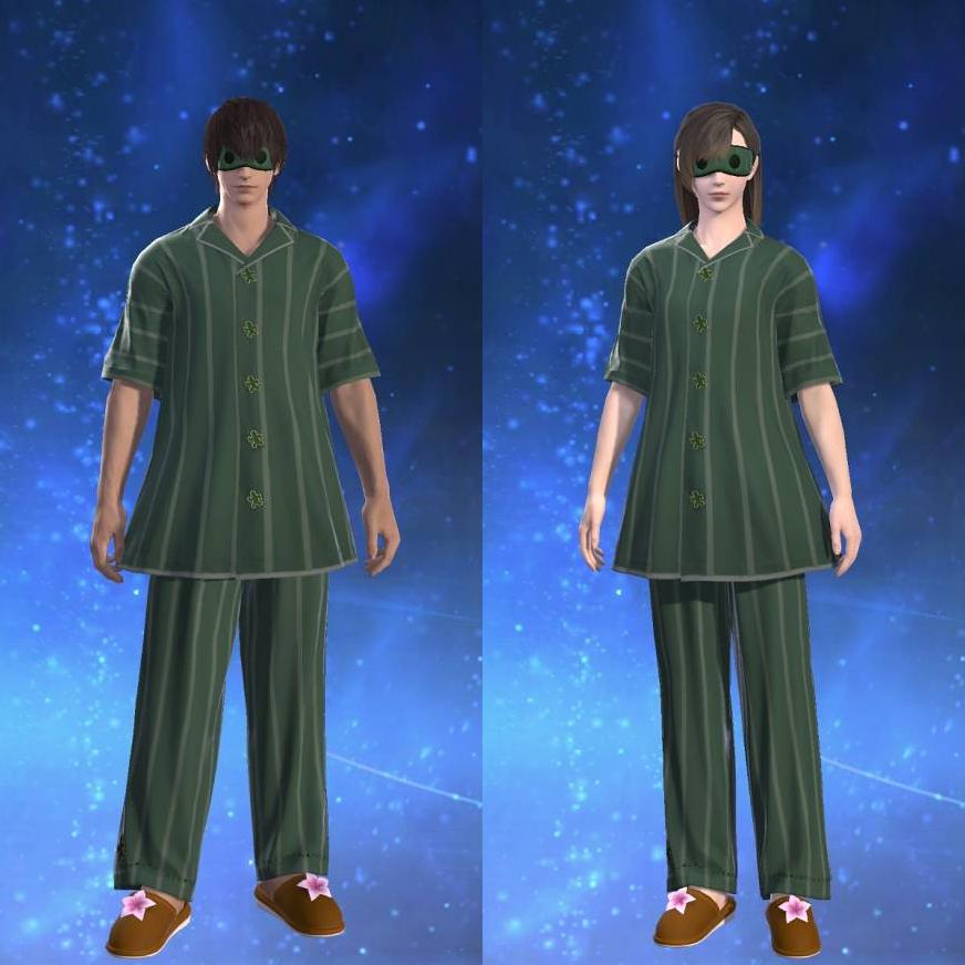 Cactuar Pajama Shirt's gearset image.