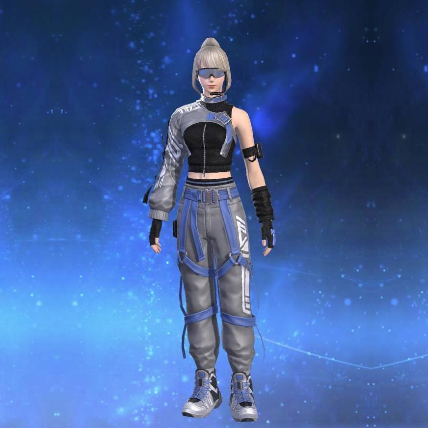 Model A-1 Tactical Top's gearset image female model.