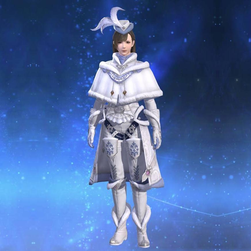 Darbar Coat of Healing's gearset image female.