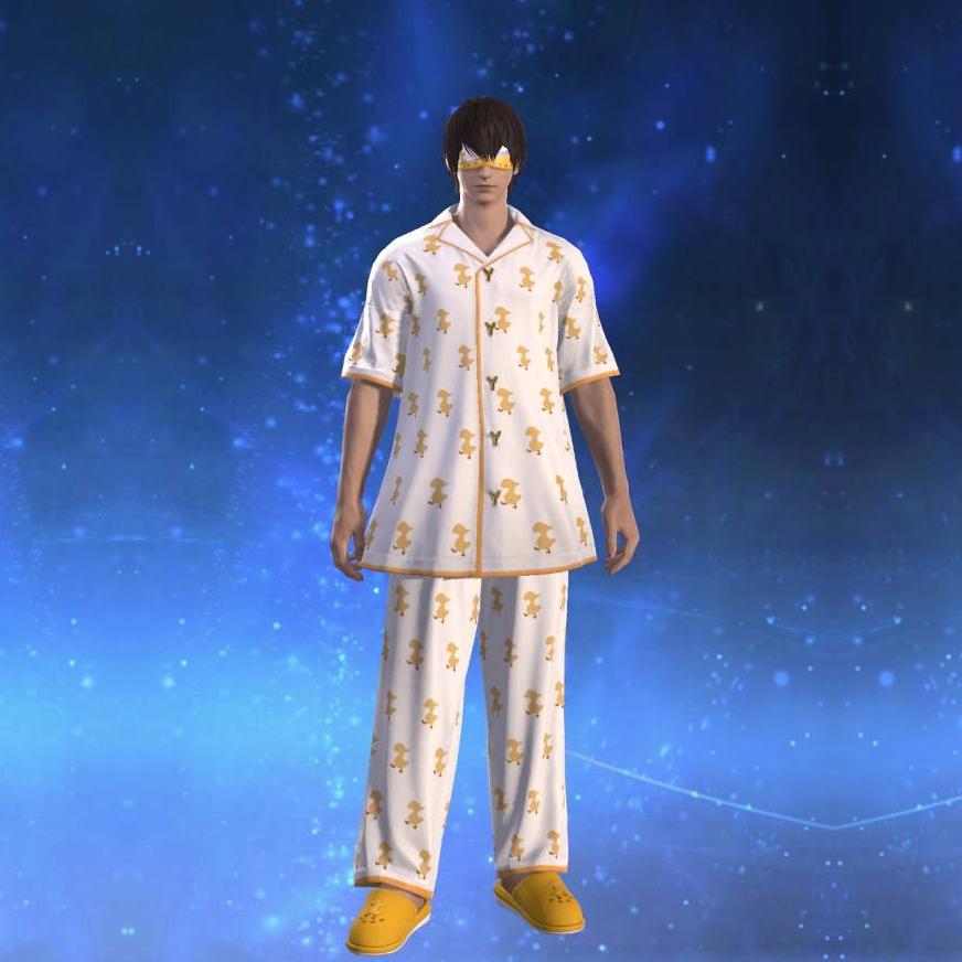 Chocobo Pajama Shirt's gearset image male.