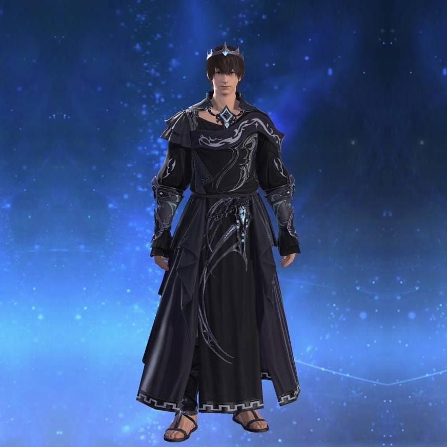 Theogonic Robe of Casting's gearset image male.