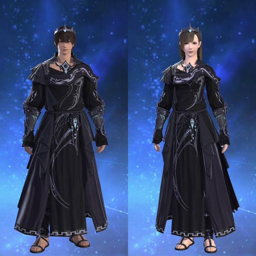 Theogonic Robe of Casting's gearset image.