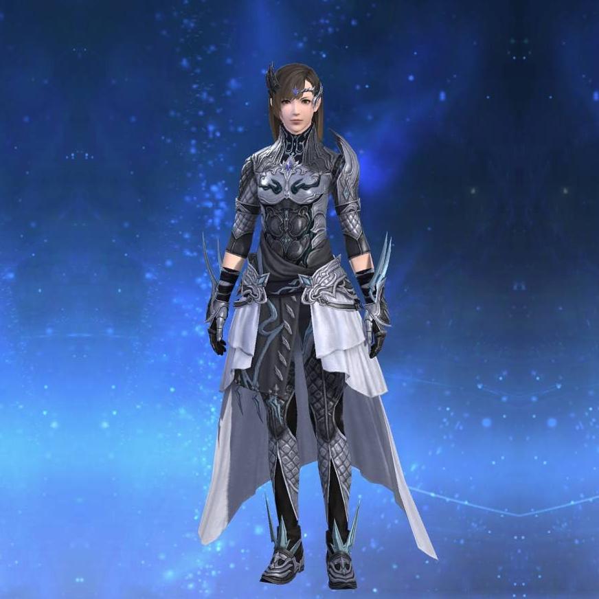 Theogonic Corselet of Striking's gearset image female.