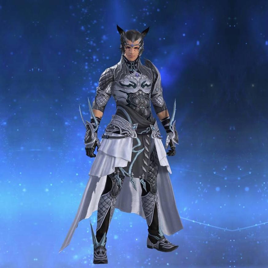 Theogonic Corselet of Striking's gearset image male model.