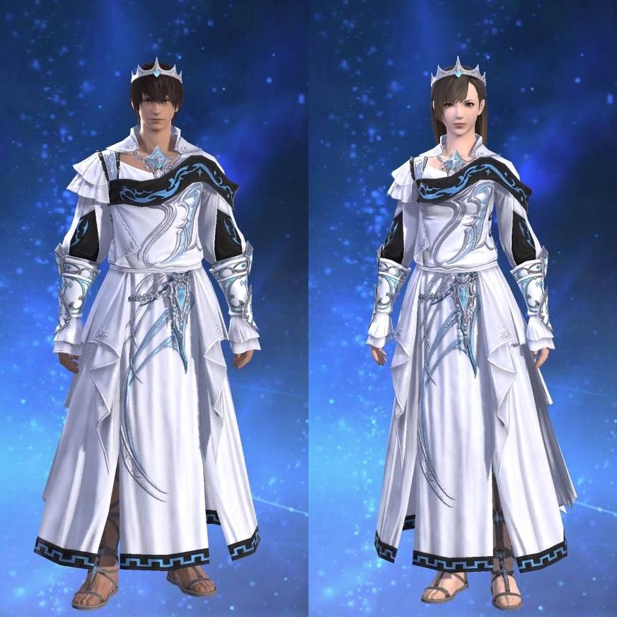 Theogonic Robe of Healing's gearset image.