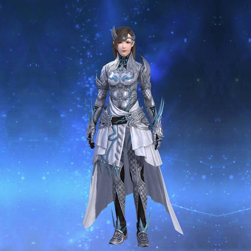 Theogonic Corselet of Aiming's gearset image female.