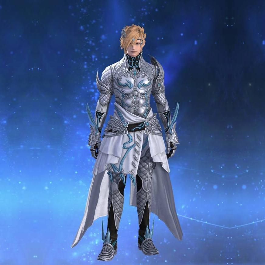 Theogonic Corselet of Aiming's gearset image male model.