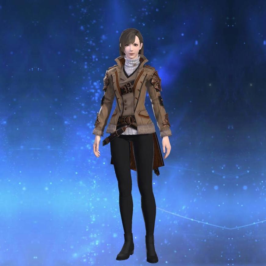 Ornate Diadochos Jacket of Aiming's gearset image female.