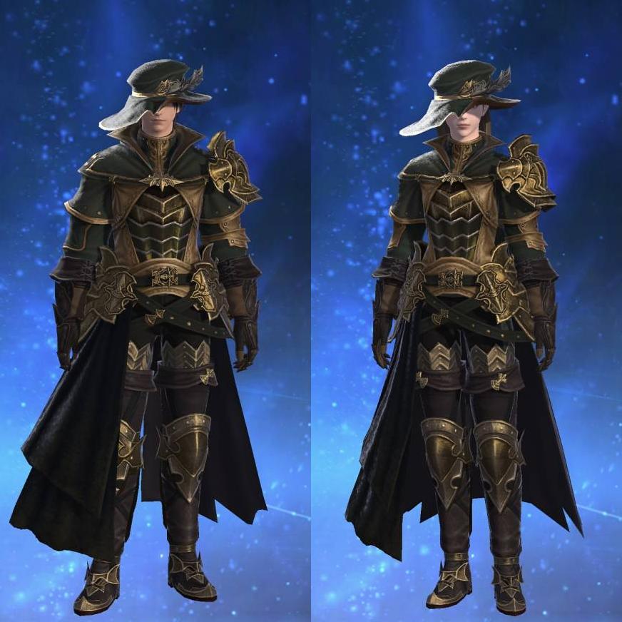 Distance Coat of Aiming's gearset image.