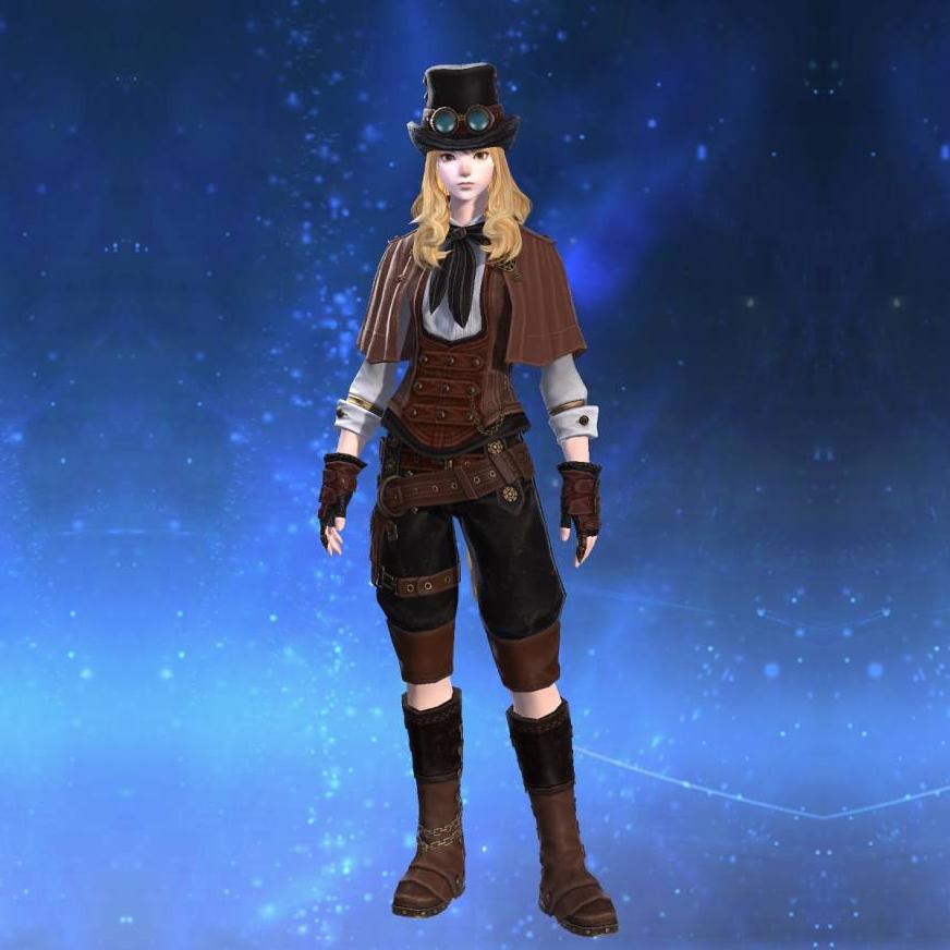 Baronial Jacket's gearset image female model.