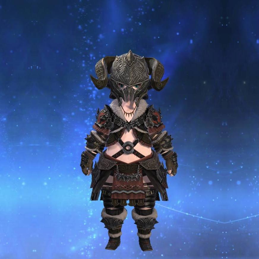 Pummeler's Vest's gearset image female model.