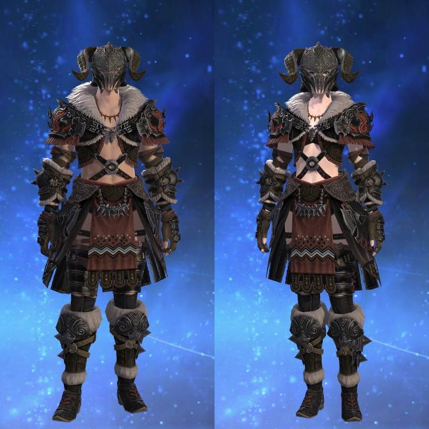 パメラーアタイア's gearset image.