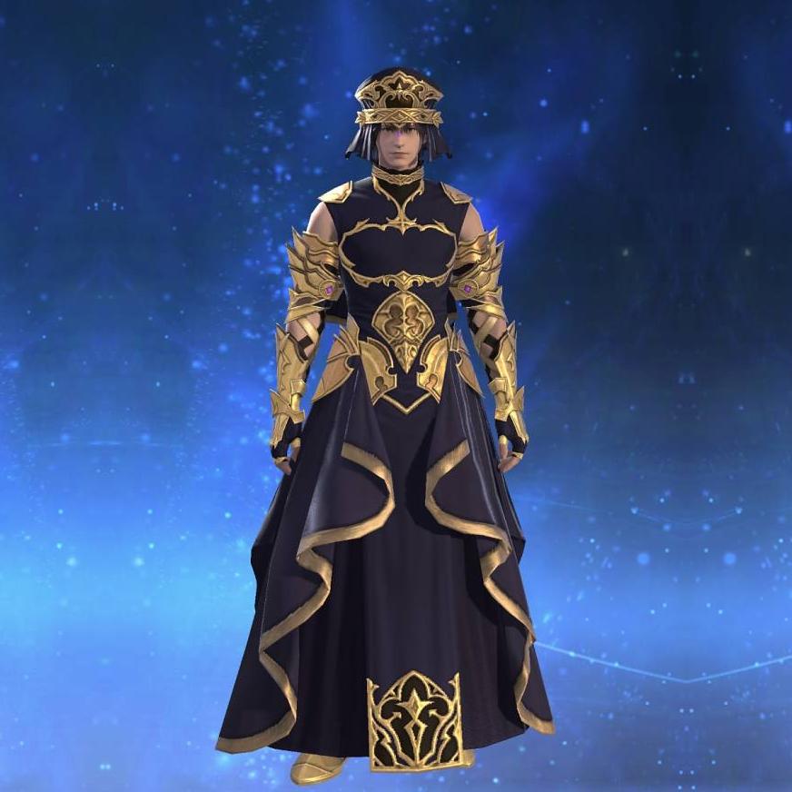 Panthean Robe of Casting's gearset image male.