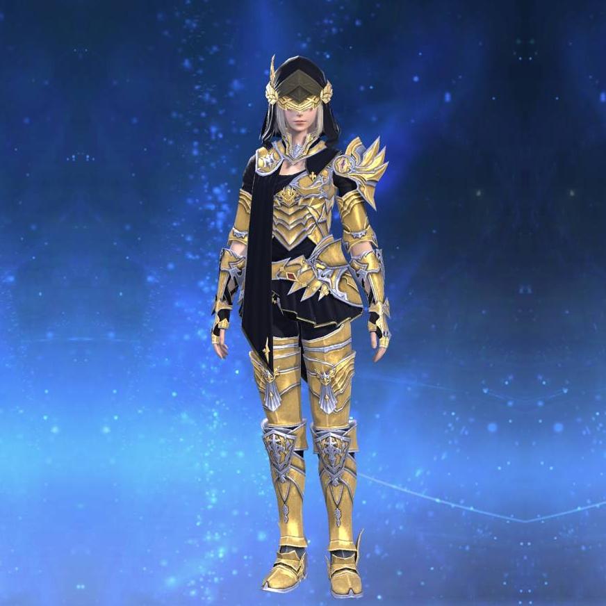 Panthean Mail of Scouting's gearset image female model.