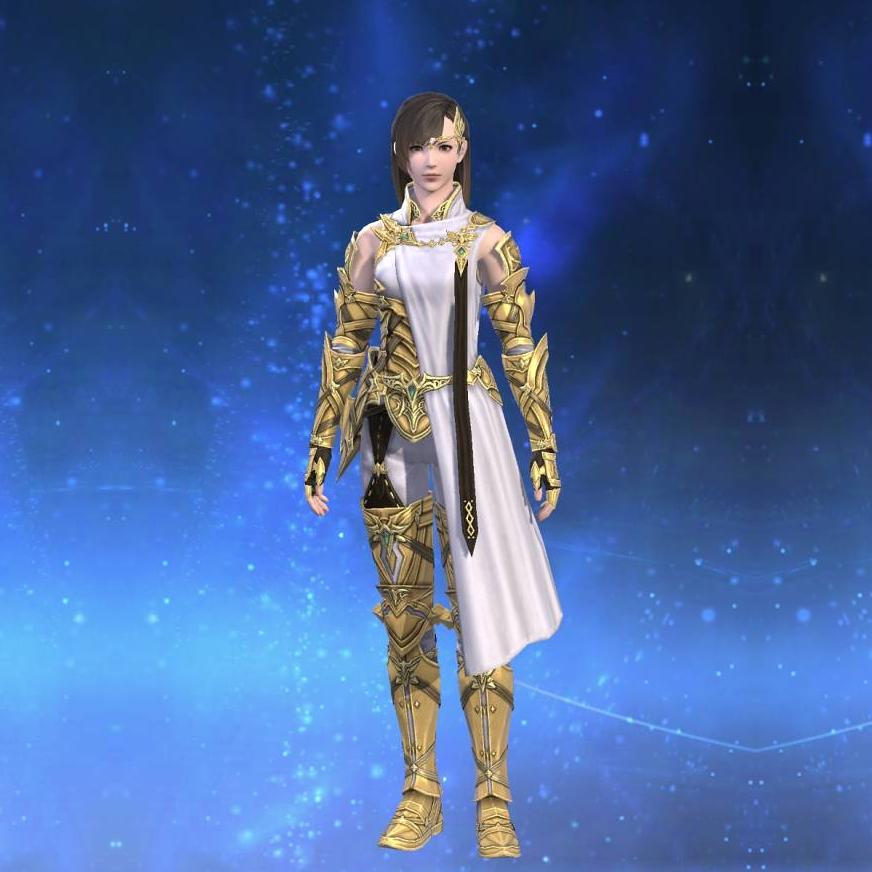 Panthean Corselet of Striking's gearset image female.