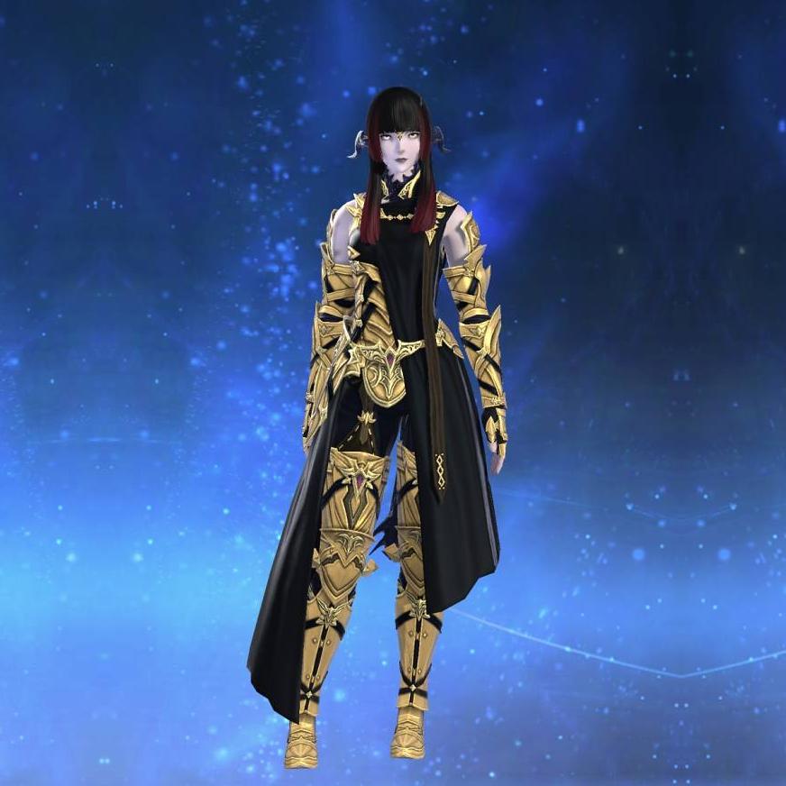 パンテオン・スレイヤーアタイア's gearset image female model.