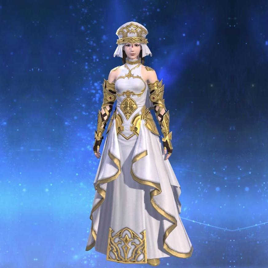 Panthean Robe of Healing's gearset image female.