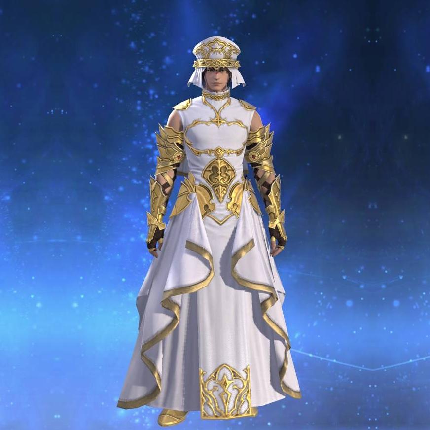 Panthean Robe of Healing's gearset image male.