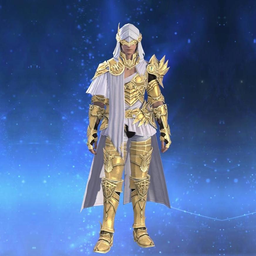 Panthean Mail of Aiming's gearset image male.