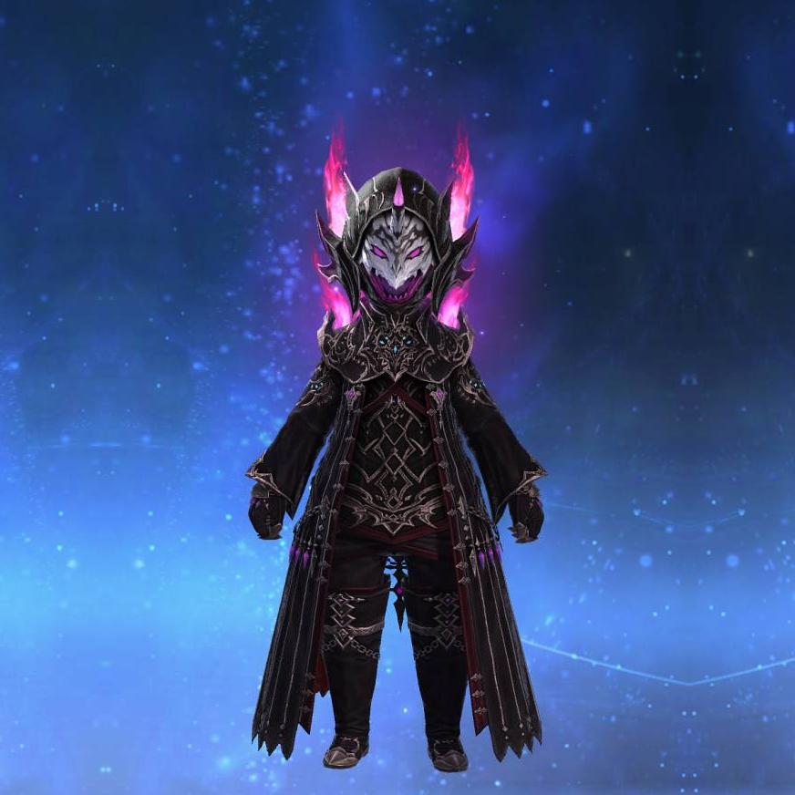 Purgatory Coat of Scouting's gearset image female model.