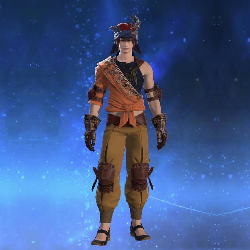 Palaka Vest of Striking's gearset image male.