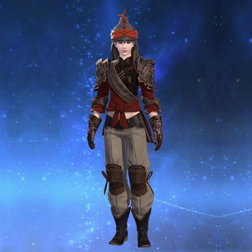 Palaka Jacket of Maiming's gearset image female.
