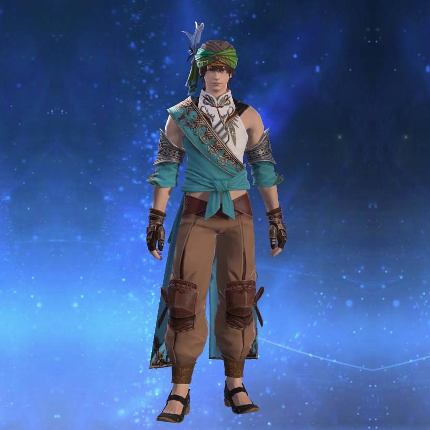 Palaka Vest of Healing's gearset image male.