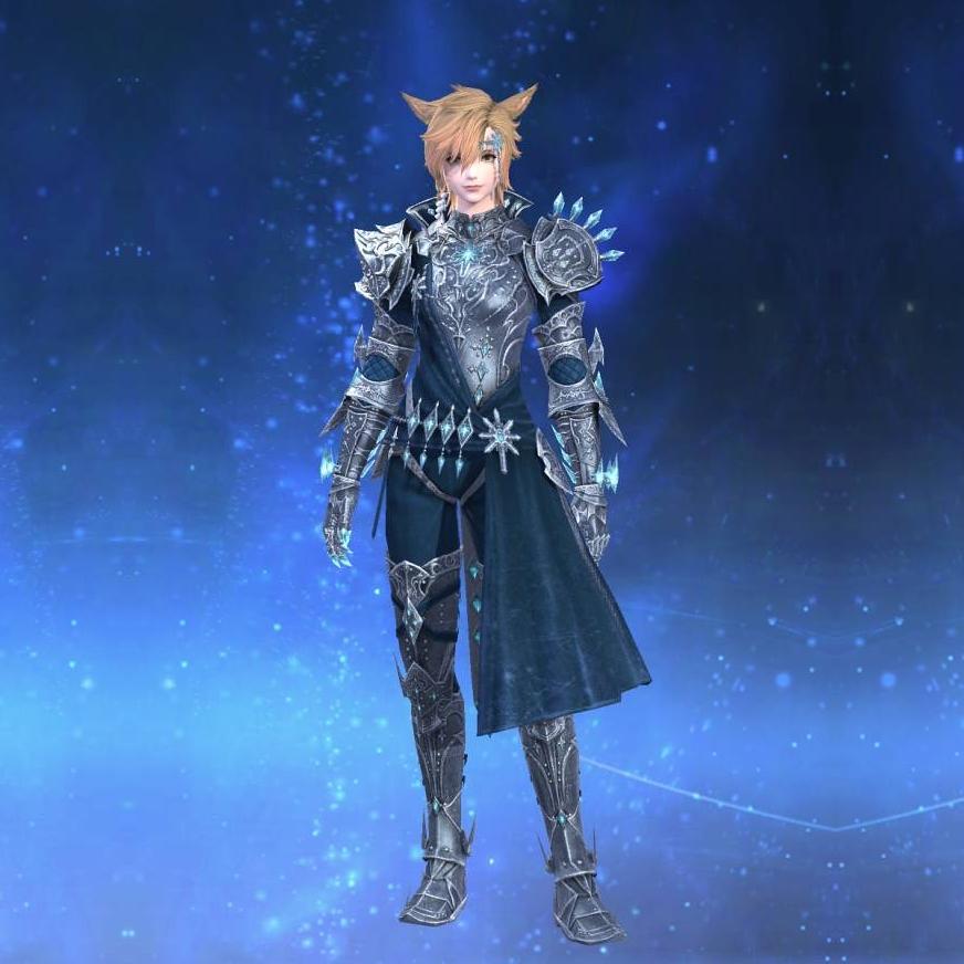 ヒュポスタシス・スレイヤーアタイア's gearset image female model.