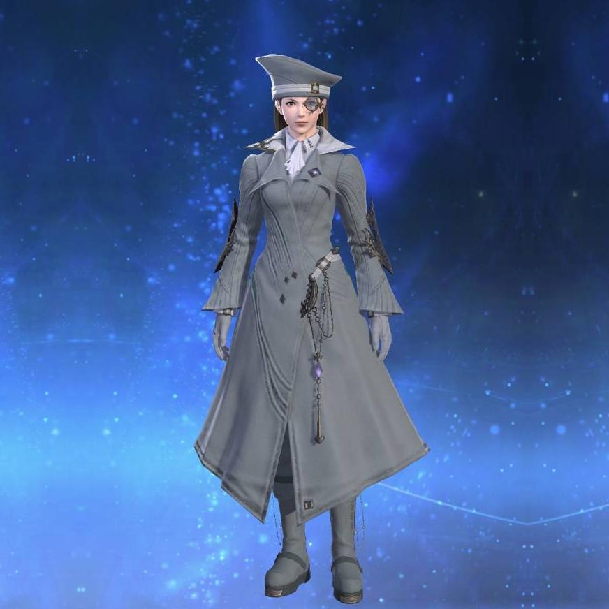 Almasty Serge Coat of Healing's gearset image female.