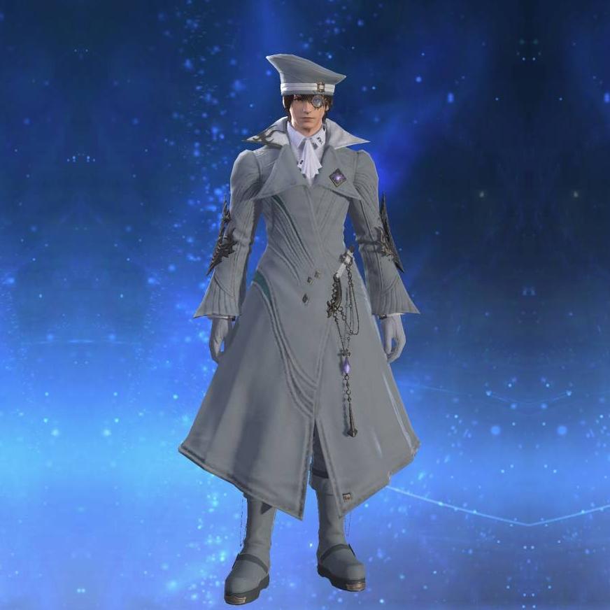 Almasty Serge Coat of Healing FFXIV ARMOURY COLLECTION