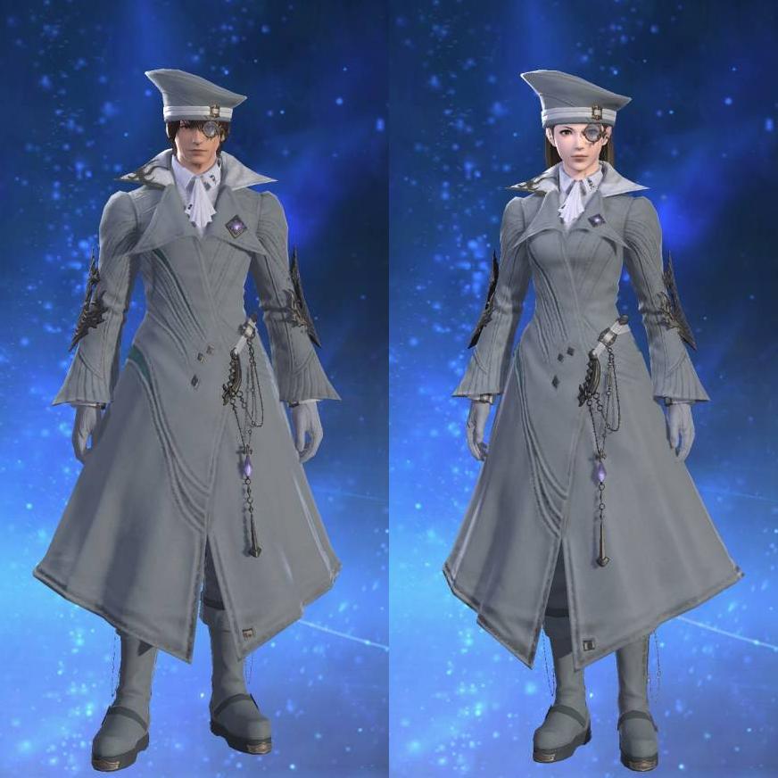 Almasty Serge Coat of Healing's gearset image.
