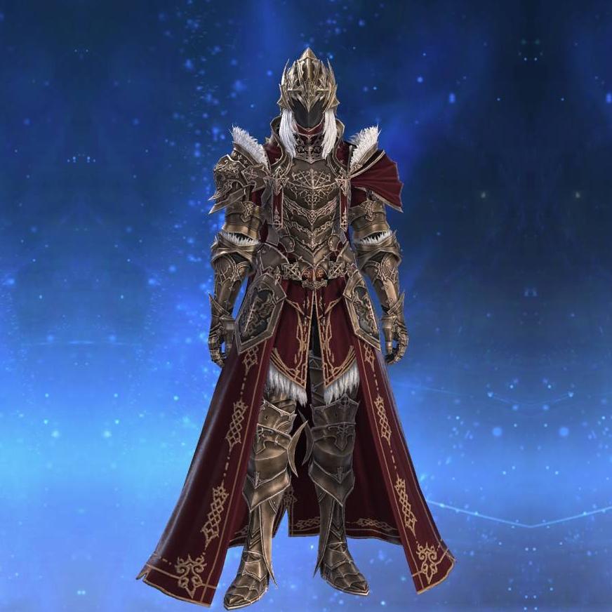 Fierce Tyrant's Cuirass's gearset image male model.