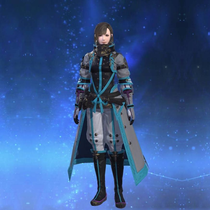 Saigaskin Coat of Maiming's gearset image female.