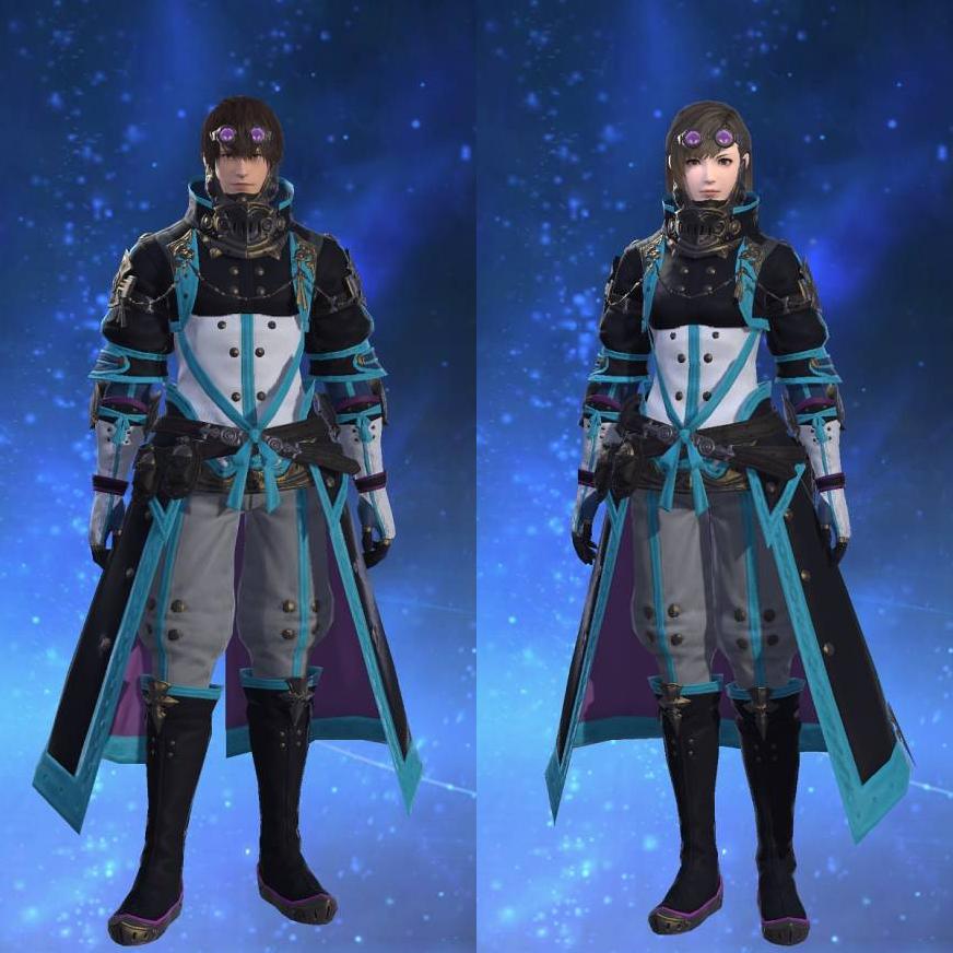 フリギアンゴールド・ディフェンダーアタイア's gearset image.