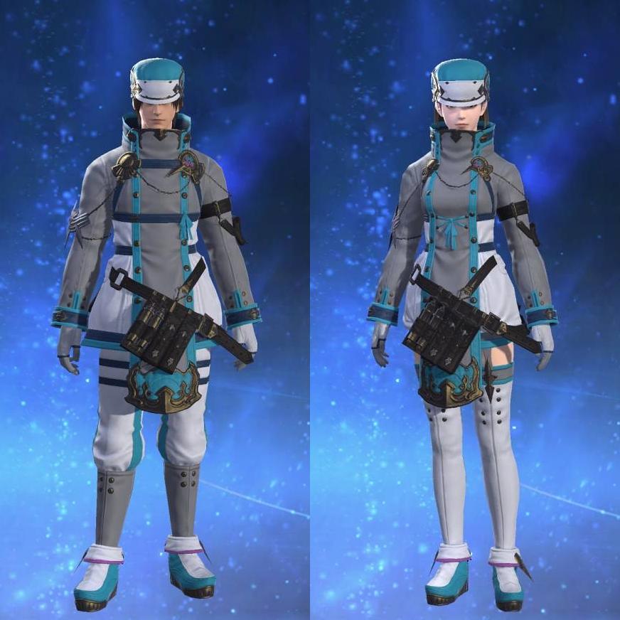 Snow Linen Jacket of Healing's gearset image.