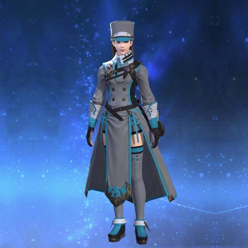 フリギアンゴールド・レンジャーアタイア's gearset image female.