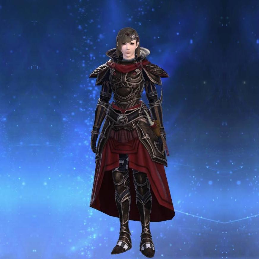 Prestige Armor of Light's gearset image female.