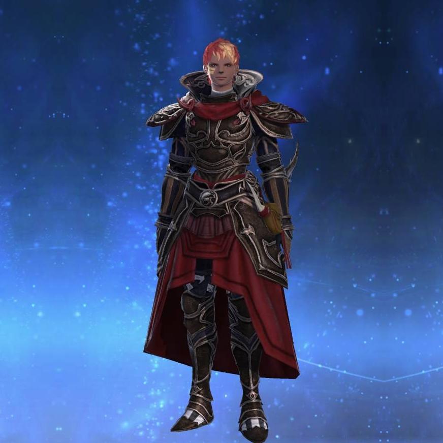 Prestige Armor of Light's gearset image female model.