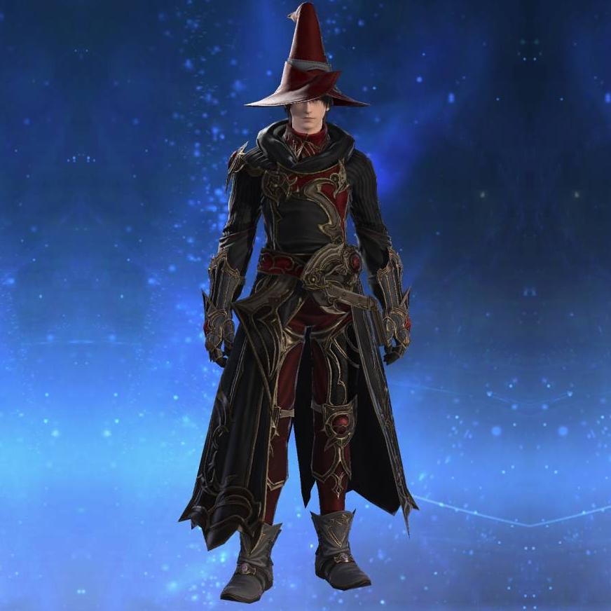 Prestige Crimson Vest's gearset image male.