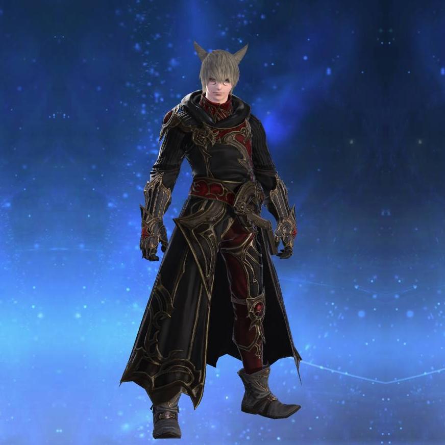 Prestige Crimson Vest's gearset image male model.