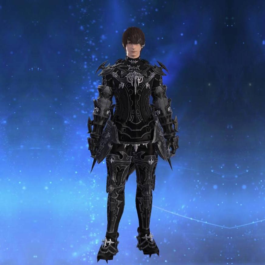 Prestige High Allagan Cuirass of Scouting's gearset image male.
