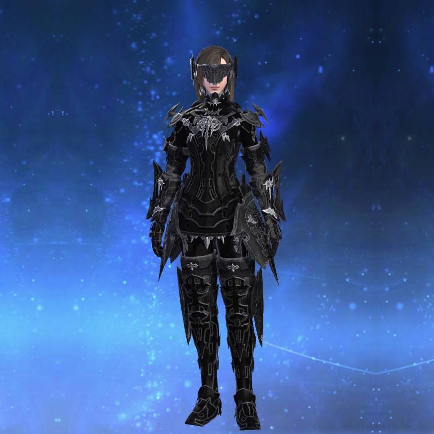 Prestige High Allagan Cuirass of Striking's gearset image female.