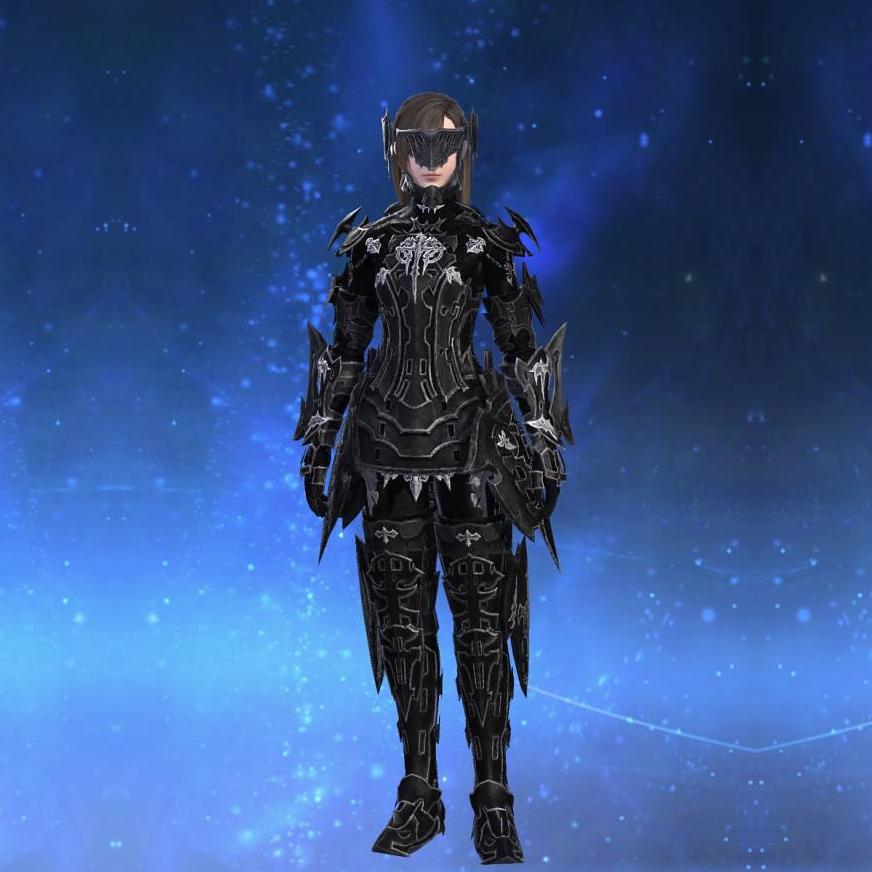 Prestige High Allagan Cuirass of Maiming's gearset image female.