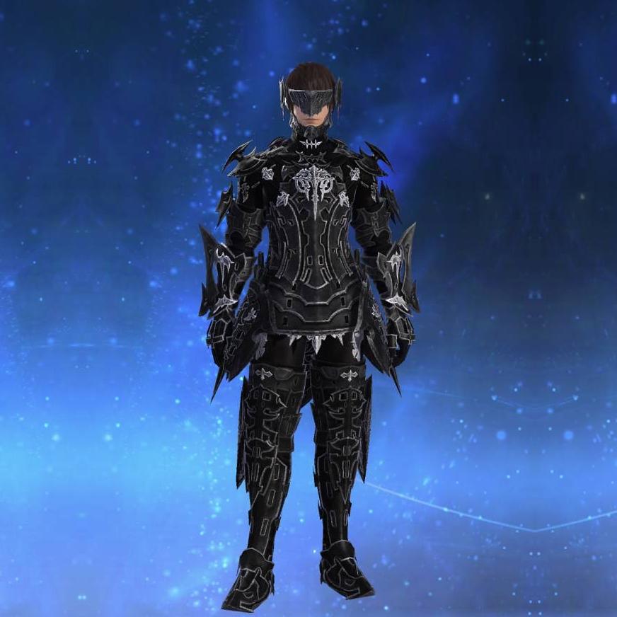 Prestige High Allagan Cuirass of Maiming's gearset image male.