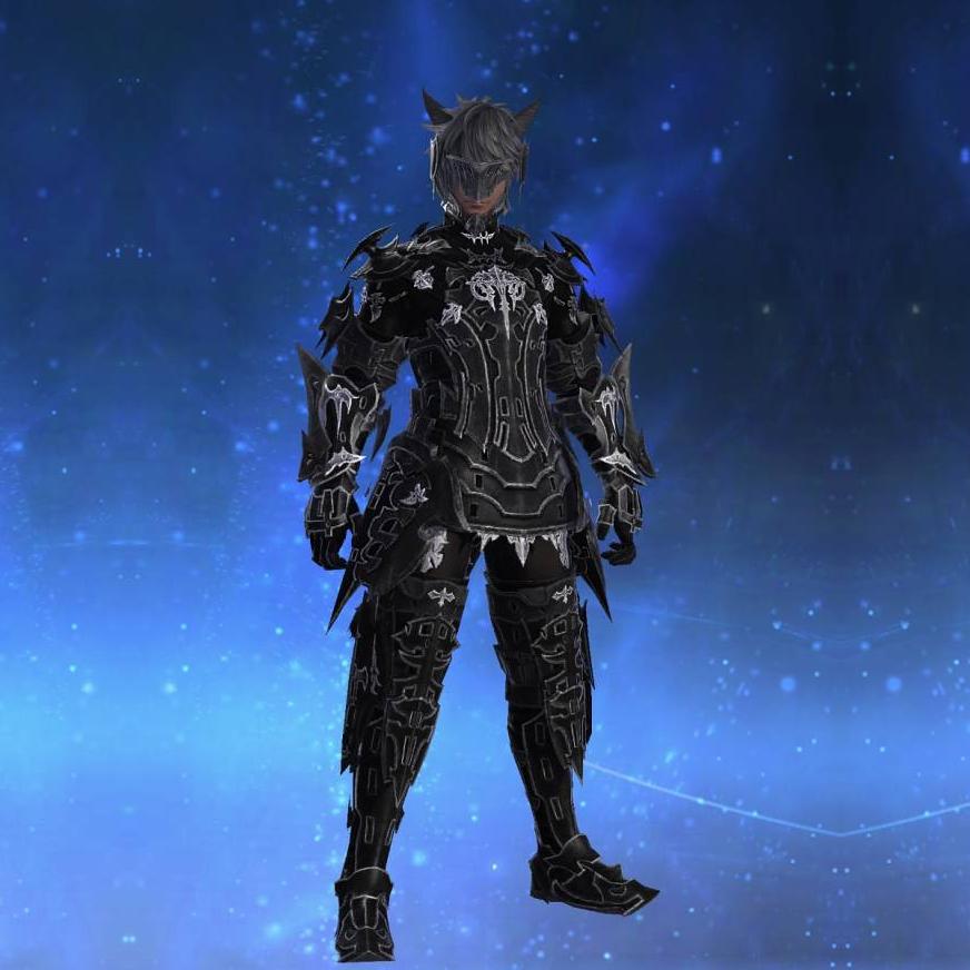 Prestige High Allagan Cuirass of Maiming's gearset image male model.